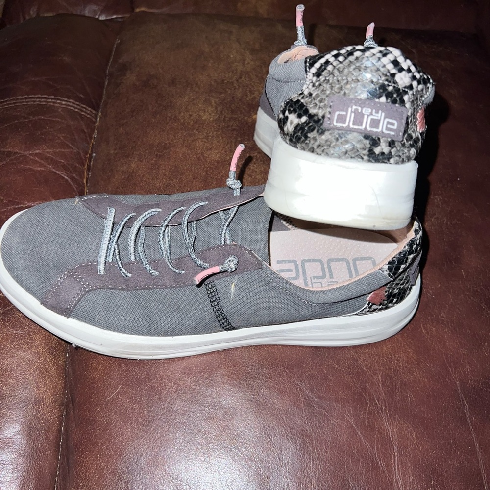 Hey Dudes Size 9 worn only  3 times